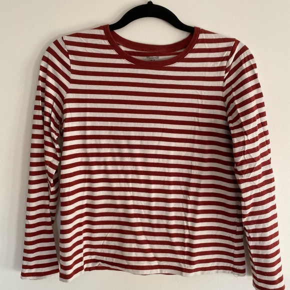 Madewell striped long sleeve tee, size small - Picture 2 of 4